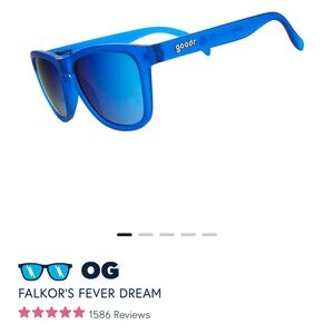 Goodr Falkor’s Fever Dream Blue Sunglasses